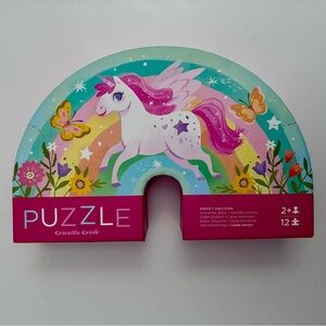 Crocodile Creek “Sweet Unicorn” floor puzzle, 12 pieces